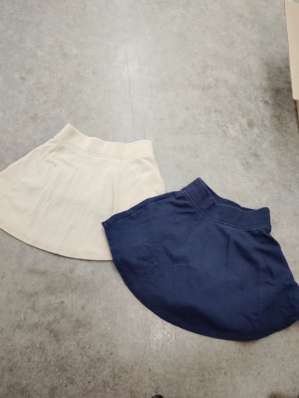 The Children's Place Navy and Cream Flared Skirts - Set of 2